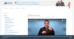 Desktop Screenshot of gehoerlosen-aids-info.de